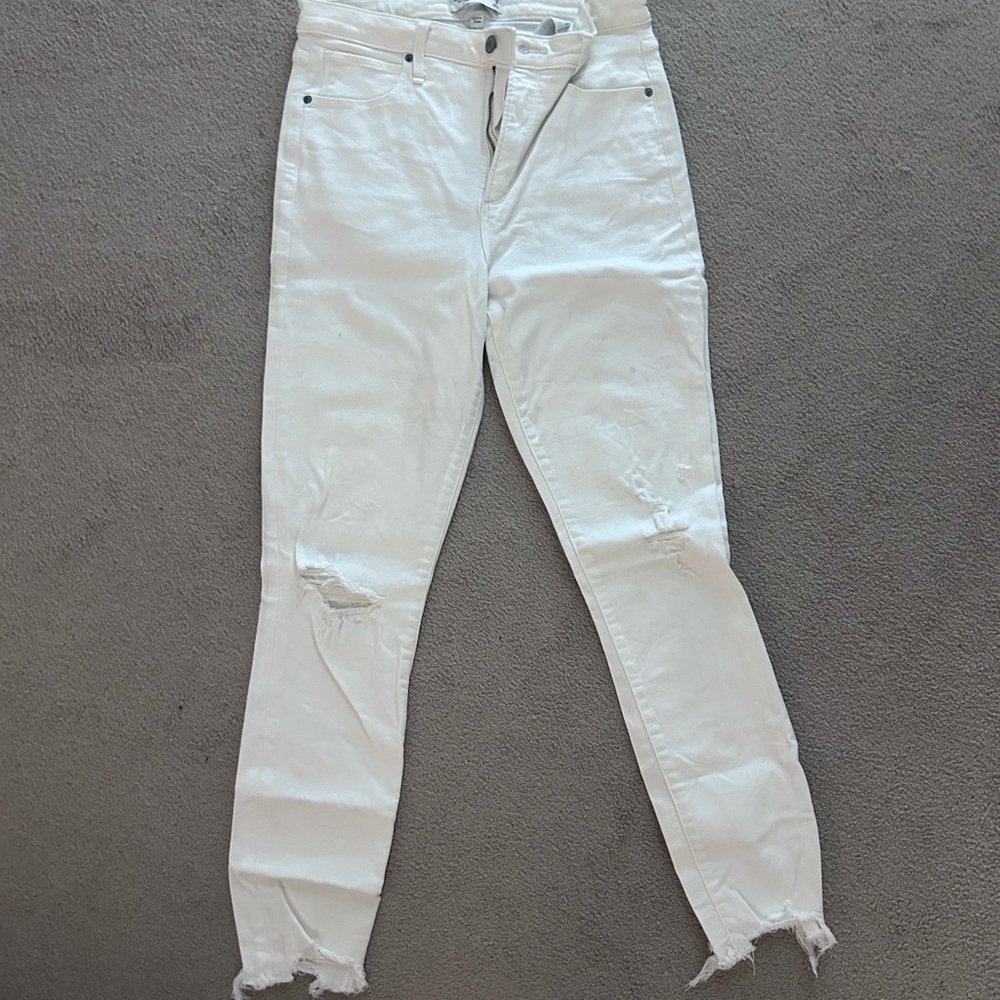 Abercrombie & Fitch White Skinny Jeans